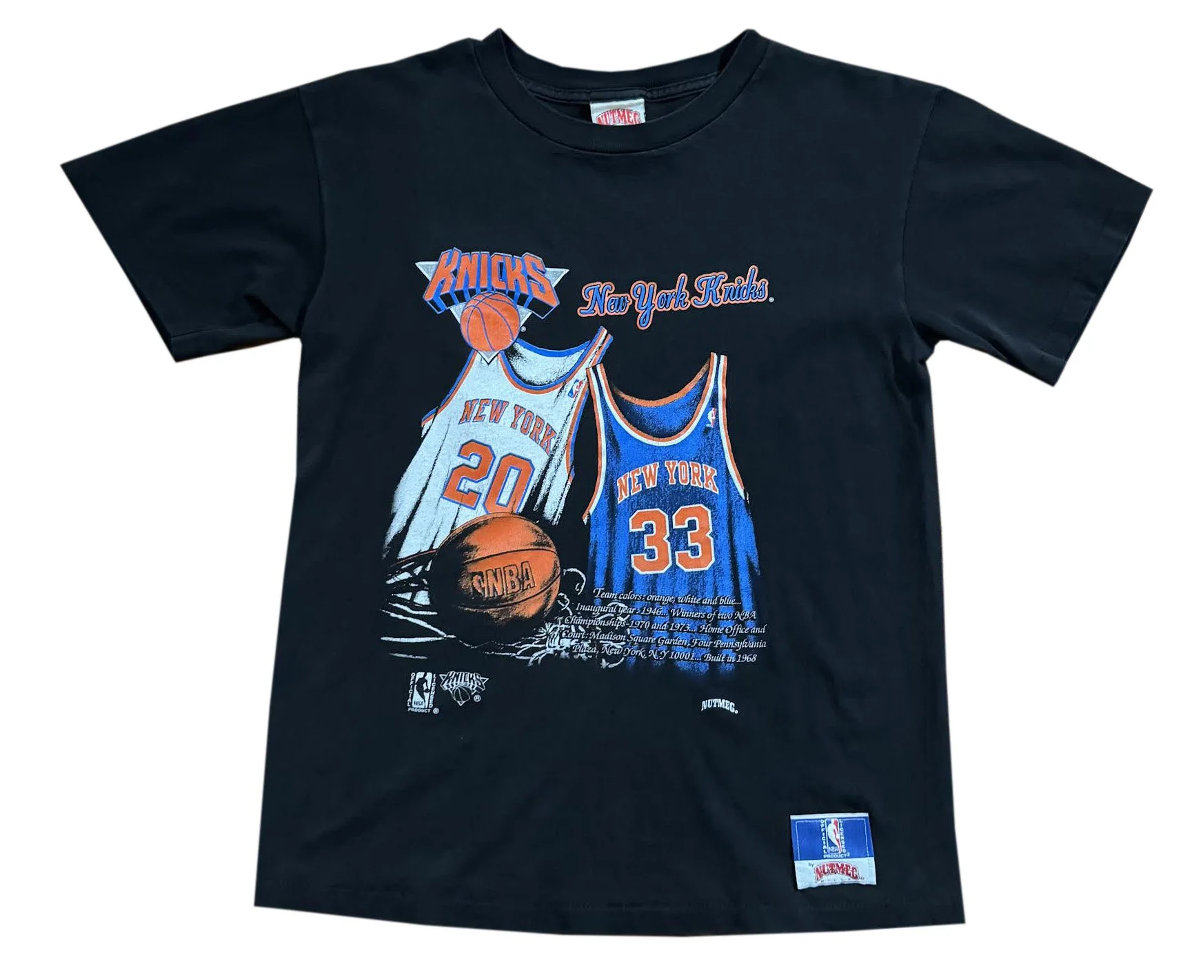 NBA Knicks ニックス Tシャツ nutmeg 90s 古着 Vintage 90's New York